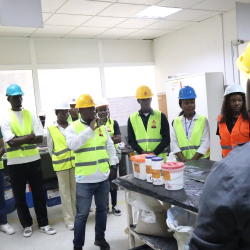 Estudantes da Faculdade de Ciências de Engenharias e Tecnologias Visitam SIKA Angola