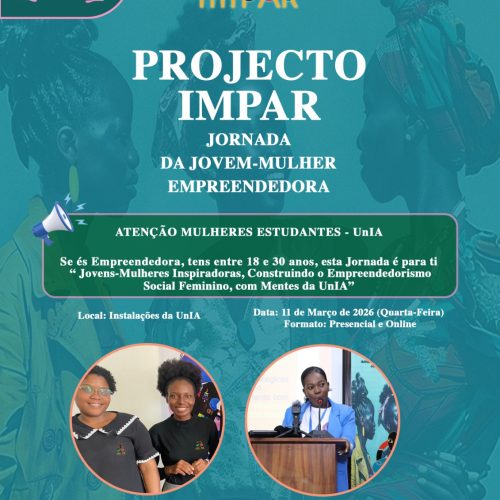 UnIA Realiza Jornada de Apoio à Jovem-Mulher Empreendedoranesta Quarta-Feira