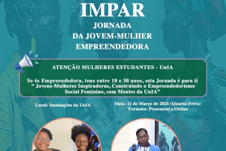 UnIA Realiza Jornada de Apoio à Jovem-Mulher Empreendedoranesta Quarta-Feira
